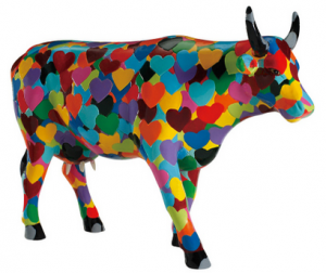 Heartstanding Cow by Steven Ray Miller