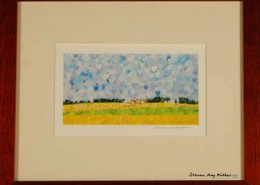 America's Heartland Framed mini by Steven Ray Miller Durham NC artist