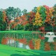 Duke Golf Course Hole No 12 limited edition lithograph by Steven Ray Miller Durham NC artist