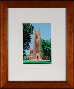 Duke Chapel Framed Mini Print