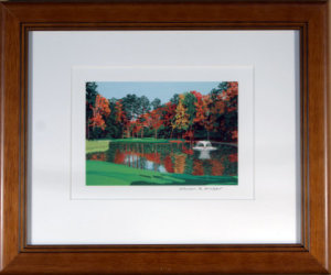 Duke University Golf Course Framed Mini Print