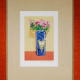 Oriental Floral Framed Mini Print