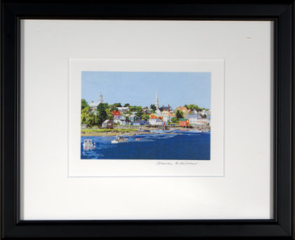 Peaceful Harbor Framed Mini Print