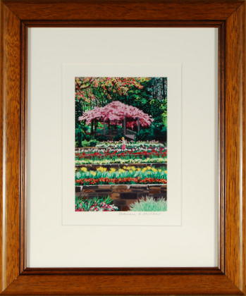 Sarah P. Duke Gardens Framed Mini Print Print