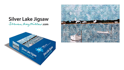 Silver Lake Jigsaw puzzle box